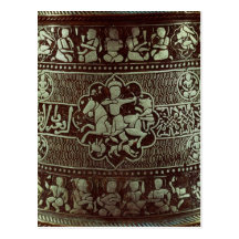 Detail from a lamp, from Egypt, 1282 Post Card