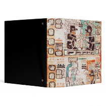 Detail from a Mayan codex 3 Ring Binder