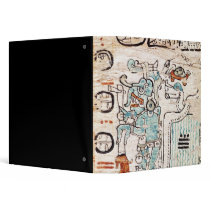 Detail from a Mayan codex Vinyl Binders