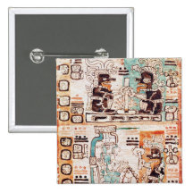 Detail from a Mayan codex Buttons