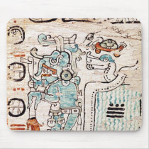 Detail from a Mayan codex Mousepad