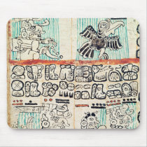Detail from a Mayan codex Mousepad