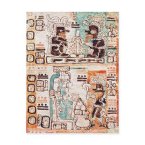 Detail from a Mayan codex Postcards