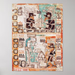 Detail from a Mayan codex posters