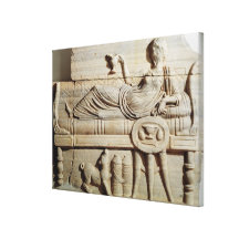 Detail from a sarcophagus canvas prints