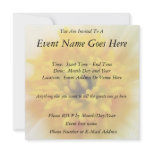 Detail - Iceland Poppy Custom Invitation