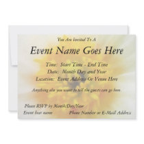 Detail - Iceland Poppy Personalized Invitation