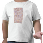 Detail of a bird, from the wall decoration t-shirts