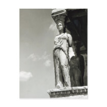 Detail of a caryatid from the Erechtheion Postcards