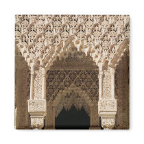 Detail of a gallery arch, from the Court Fridge Magnet