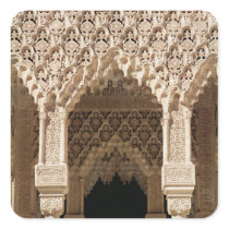 Detail of a gallery arch, from the Court Stickers