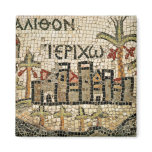 Detail of a map of Jericho Refrigerator Magnet
