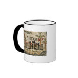 Detail of a map of Jericho Coffee Mug