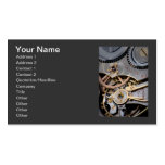 Detail of a pocket watch business card templates