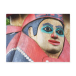Detail of an Alaskan Totem Pole Postcards