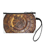 Detail of Ancient Mayan Calendar Change Purses