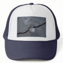 Detail of cracked lava, Bartolome Island, Galapago Trucker Hat