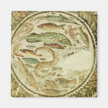 Detail of fish, The Four Seasons, from Vega Baja Magnet