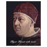 Detail Of Portrait Of Pope Leo X With His Cousins flyers