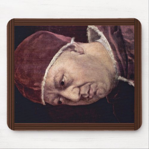 Detail Of Portrait Of Pope Leo X With His Cousins Mouse Pads
