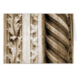 Detail of Renaissance Marble Column Sepia Cards