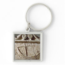 Detail of the Ship Sarcophagus, from Sidon Keychain