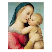 Detail of the 'Tempi' Madonna, 1508 Post Card
