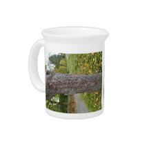 Detail of Tree Bark Texture Pitcher