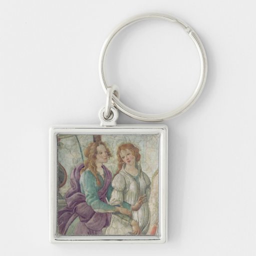 Detail of Venus and the Graces Key Chain