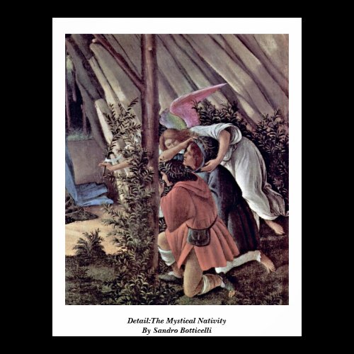 Detail:The Mystical Nativity By Sandro Botticelli Print