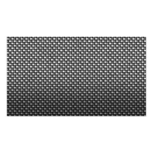 Detailed Carbon Fiber Textured Business Card Template (front side)