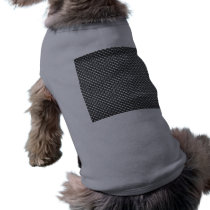 Detailed Carbon Fiber Textured Dog Tshirt