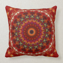 Detailed Natural Earth Mandala pillow cushion pillows