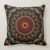 Detailed Natural Earth Mandala pillow cushion pillows