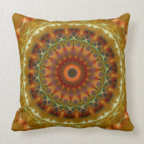 Detailed Natural Earth Mandala pillow cushion pillows