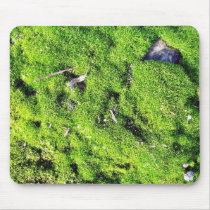 Detailed Photo Of Green Moss mousepads