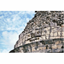 Detailed View Of El Caracol, Chichen Itza Cut Outs