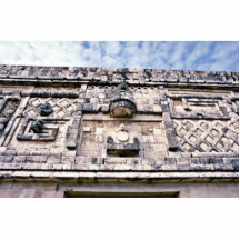 Detailed View Of Nunnery, Uxmal Acrylic Cut Outs