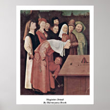 Detalle del mago de Hieronymus Bosch Impresiones