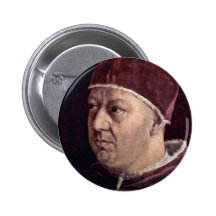 Detalle del retrato de papa León X con sus primos Pins