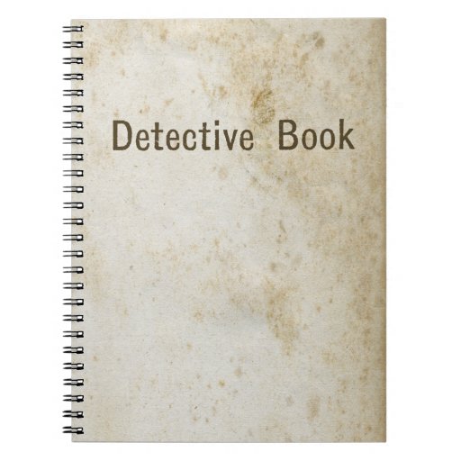 Detective Book Spiral Notebook | Zazzle