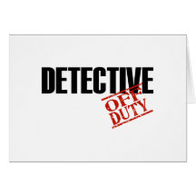DETECTIVE LIGHT GREETING CARD
