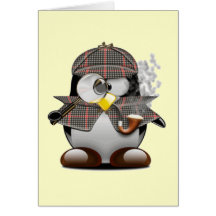 Detective Penguin Cards