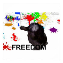 Detectivedog Freiheits-Plakat poster by Draige Detectivedog Freiheits-Plakat poster