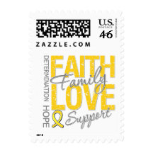 Determination Faith Family Collage COPD Postage Stamps