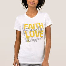 Determination Faith Family Collage COPD Tshirts