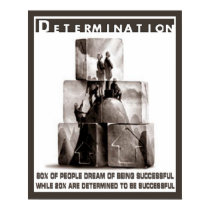 Determination posters