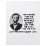 Determine The Thing Can And Shall Be Done flyers