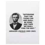 Determine The Thing Can And Shall Be Done Letterhead Design