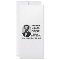 Determine The Thing Can And Shall Be Done Personalized Rack Card